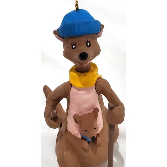Hallmark KANGA AND ROO Christmas Ornament Disney Winnie the Pooh 1993 kangaroo - Picture 2 of 8